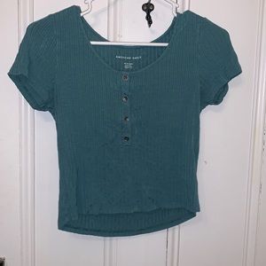 American Eagle Cropped Shirt
